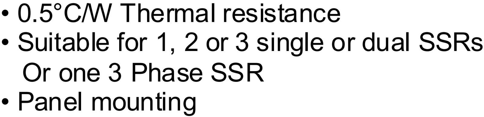 גוף קירור לממסרים מצב מוצק CRYDOM SSR HS053